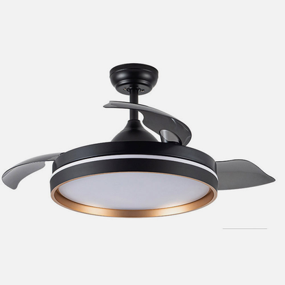 Ventilador Dc Nalon 72w Negro/oro 3aspas 109d 7200l 6vel 3000k,4500k,6000k Remoto+memoria+temporizador_2