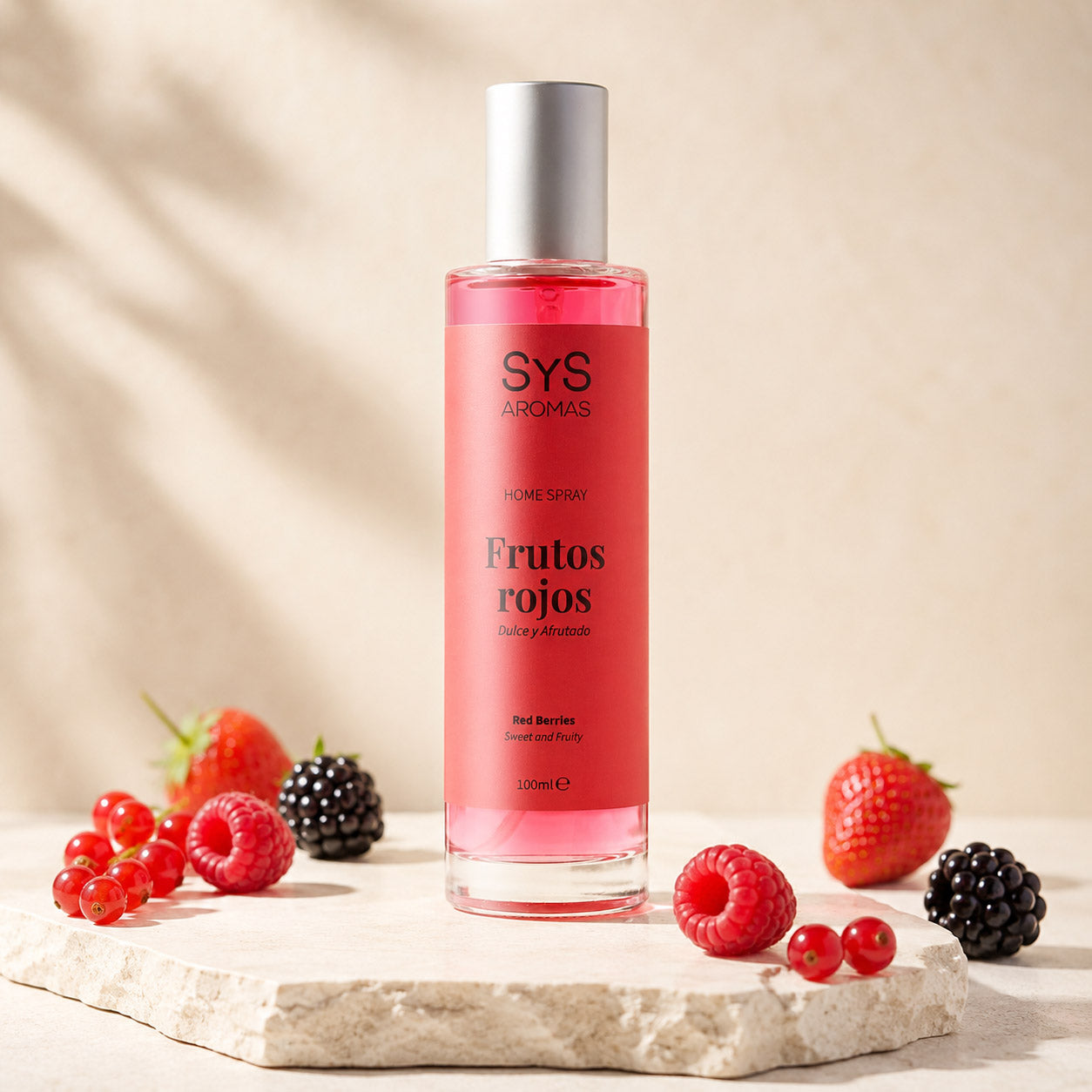 Ambientador Pulverizador Frutos Rojos Origins SYS Aromas 100 ml | Aroma Dulce y Afrutado | Energizante_1