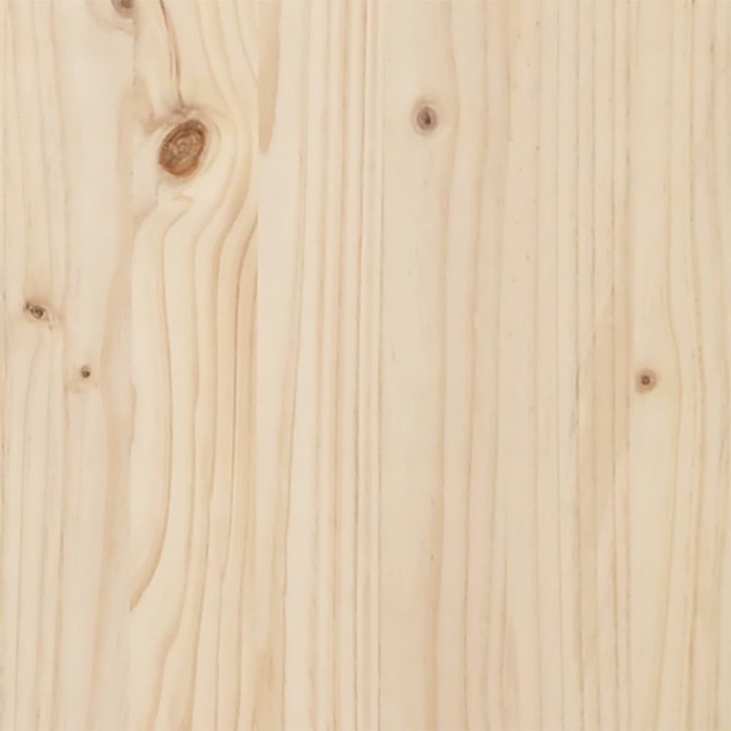 Tumbona De Madera Maciza De Pino 205x80x31,5 Cm / Vetonek_1