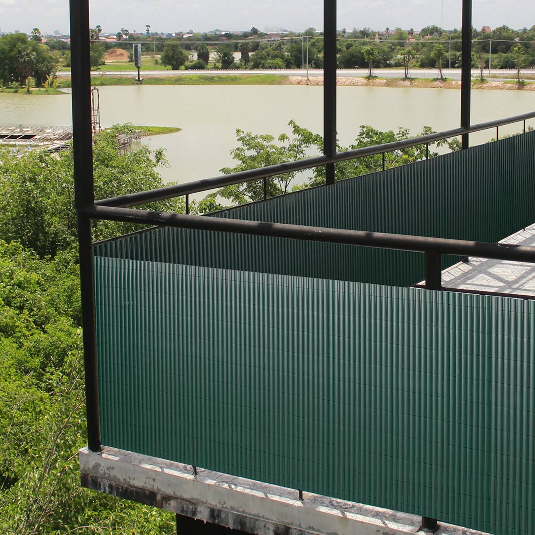 Cañizo Pvc Lite D/c 16mm Verde - Perfecto Para Tus Espacios Exteriores 1x3 M / Verde_2