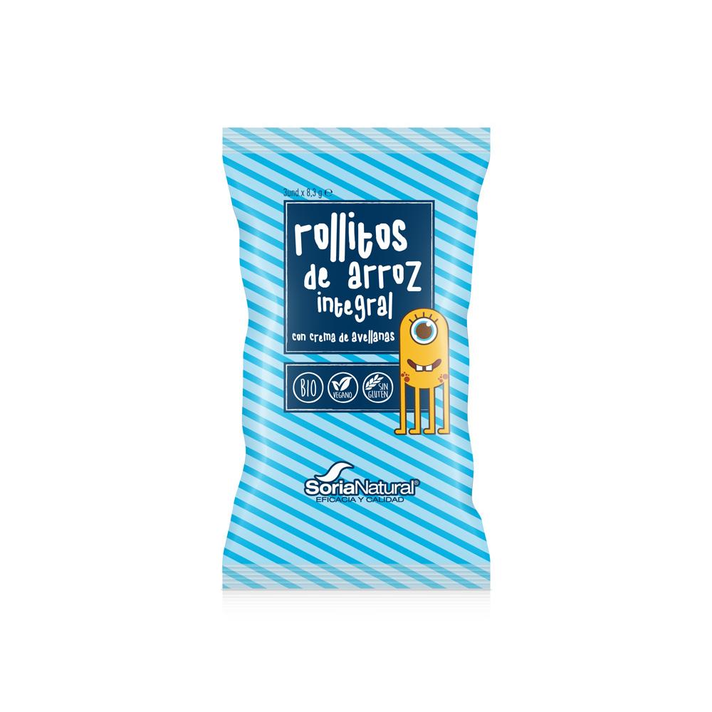 Rolinhos de arroz com creme de cacau Soria Natural 24 g