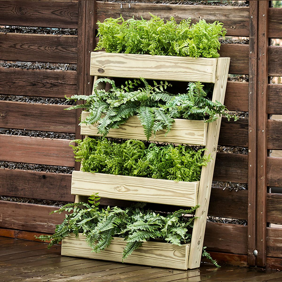 Pavimento vertical para jardim Stand Line Floor 4 Tabuleiros Hortalia