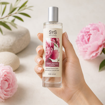 Ambientador Pulverizador Peonía Japonesa y Cedro SYS Aromas 100 ml | Floral y Amaderado | Armonizante_3