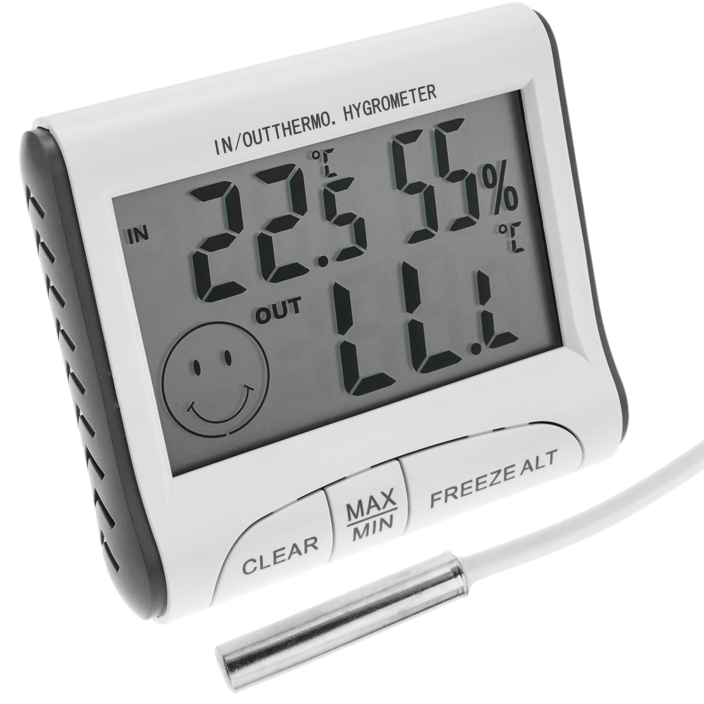 Termómetro E Higrómetro Con Sensor Doble Interior Exterior Dw-0223_0