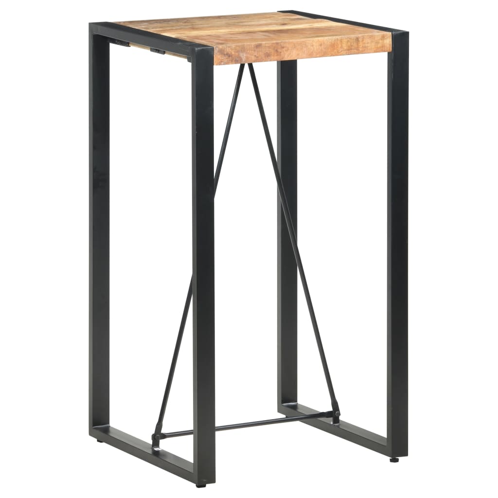 Mesa Alta De Cocina De Madera Maciza De Mango 60x60x110 Cm_4
