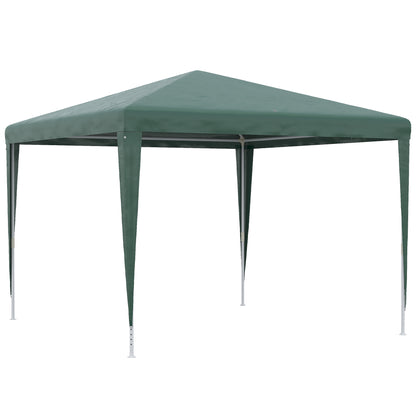 Outsunny Carpa Desmontable 3x3 M Con 4 Orificios De Drenaje Y Marco De Acero_0