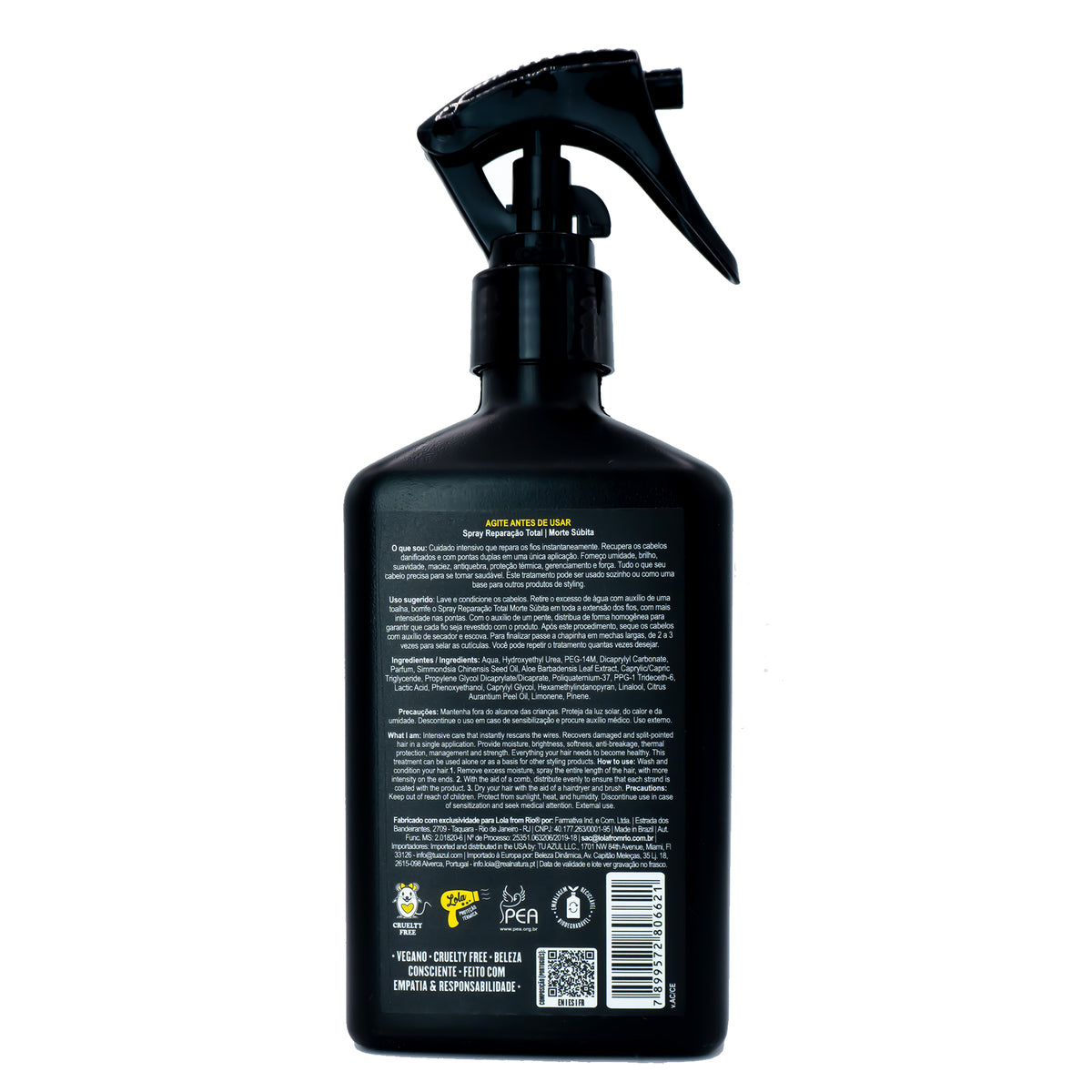 Spray Reparaçáo Total Morte Súbita Lola Cosmetics 250ml_2