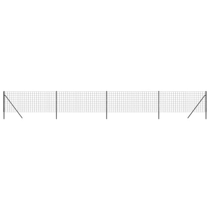 Cerca De Alambre De Acero Galvanizado Antracita 0,8x10 M / Vetonek_0