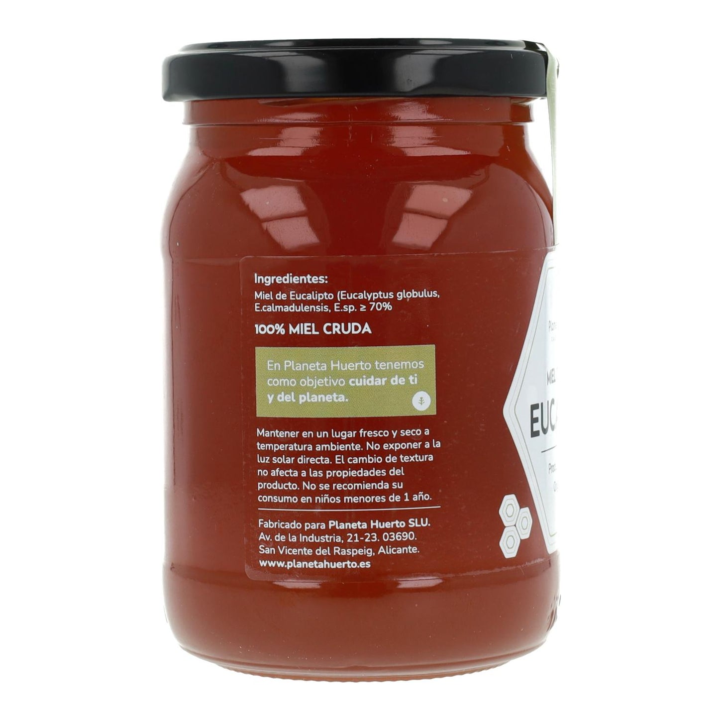 Mel Cru de Eucalipto Planeta Huerto 500 gr