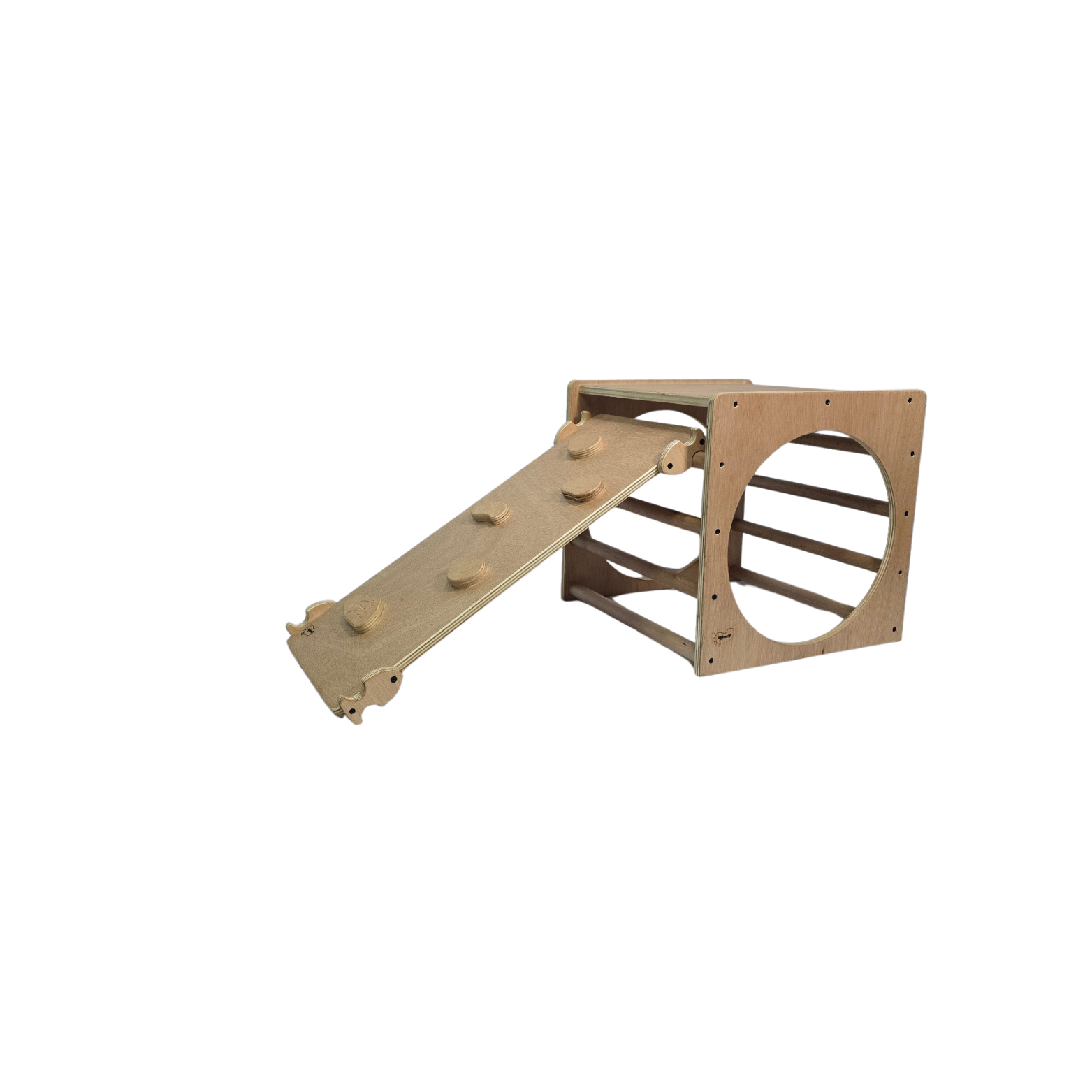 Cubo Pikler + Rampa de escalada. Encerado Ecológico_0