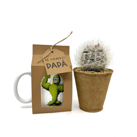 Pack Regalo Día Del Padre Taza Pincho + Planta_0