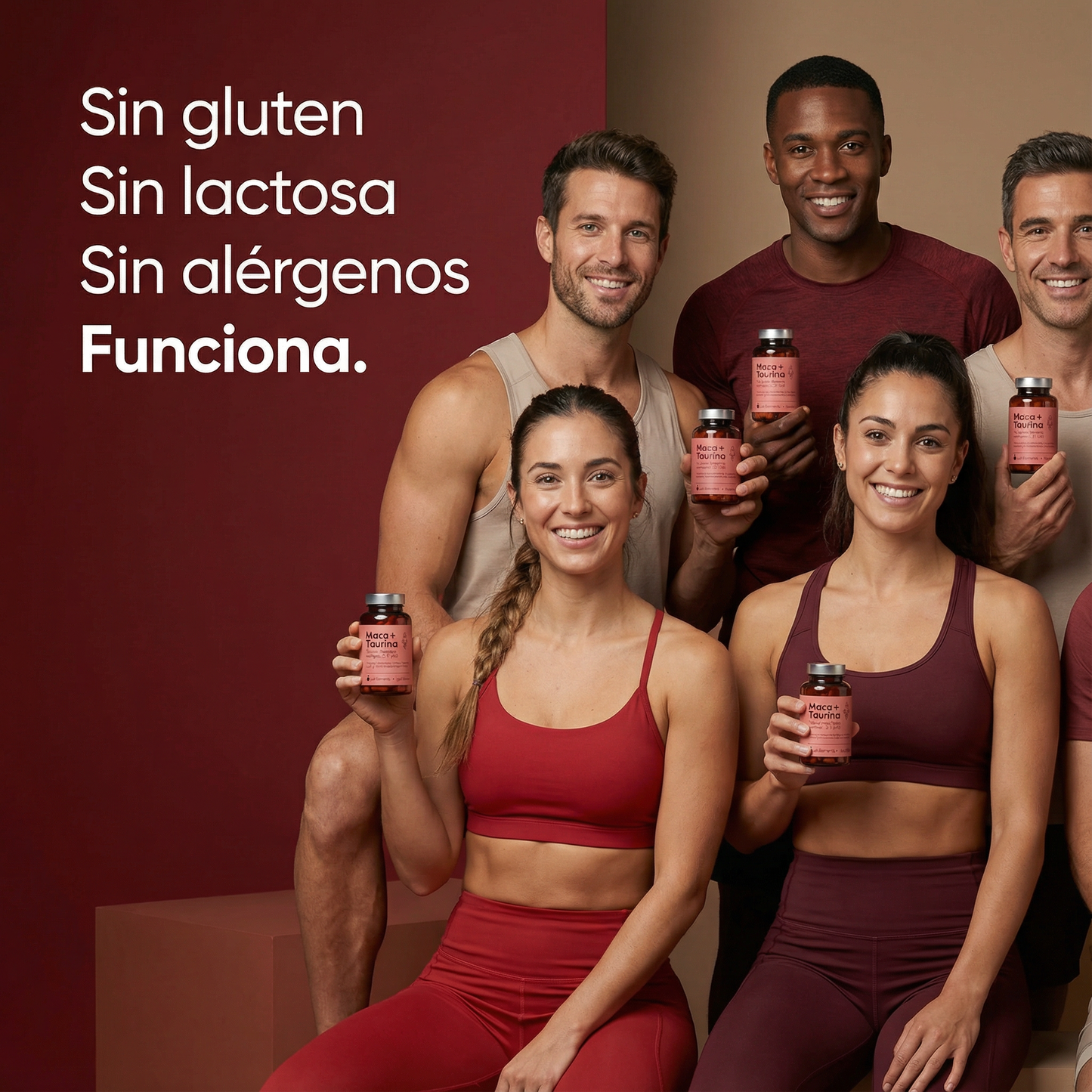 Maca + Taurina Just Elements Wellness 120 Cápsulas - Aumenta Tu Rendimiento Fisico_4