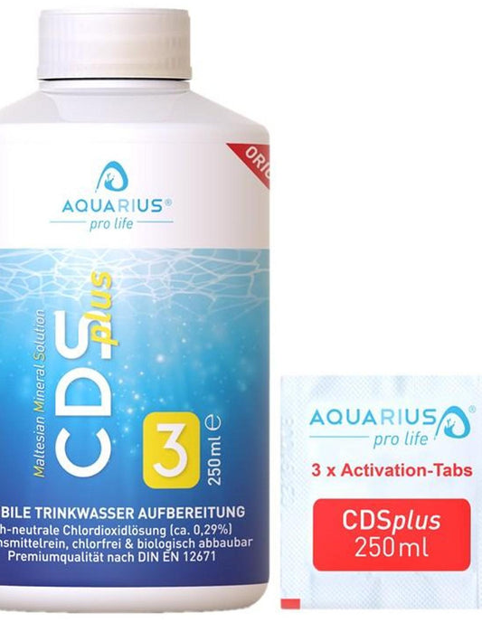 Aquarius Pro Life - Cdsplus | 250 Ml Solución Activable De Dióxido De Cloro