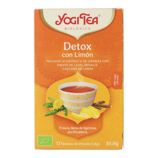 Yogi Tea BIO Detox com Limão 17 saquetas