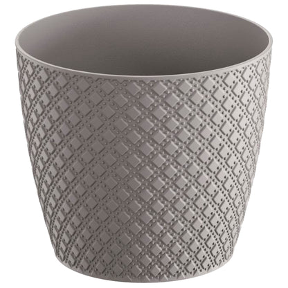 Maceta Orient 9l., Dimensiones (mm) 258x258x229, Color Gris Piedra_0