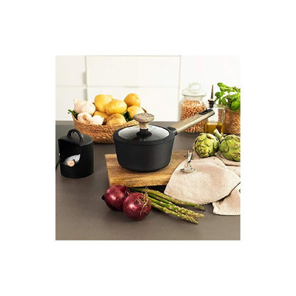Cazo Polka Excellence 16 Pot Force. Diámetro 16 Cm, Aluminio Fundido, Revestimiento Antiadherente, Apto Para Todo Tipo De Cocinas Y Lavavajillas, Fo_1