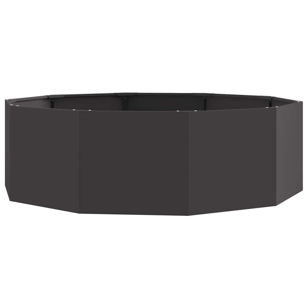 Jardinera Negro 120 X 120 X 35 Cm Acero_0