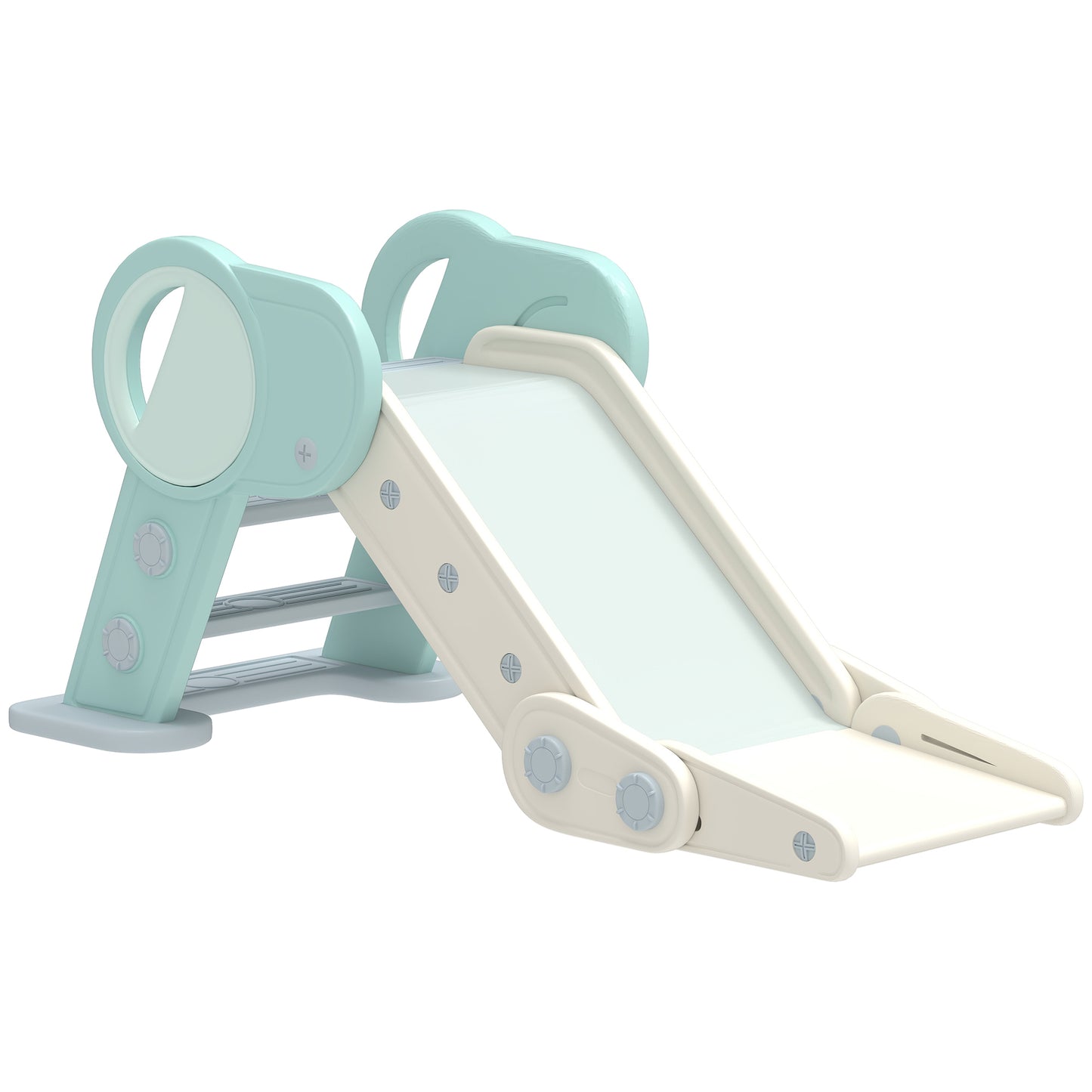 Aiyaplay Tobogán Para Niños De 18-36 Meses Plegable Carga 30kg 120x53x53cm Verde_0