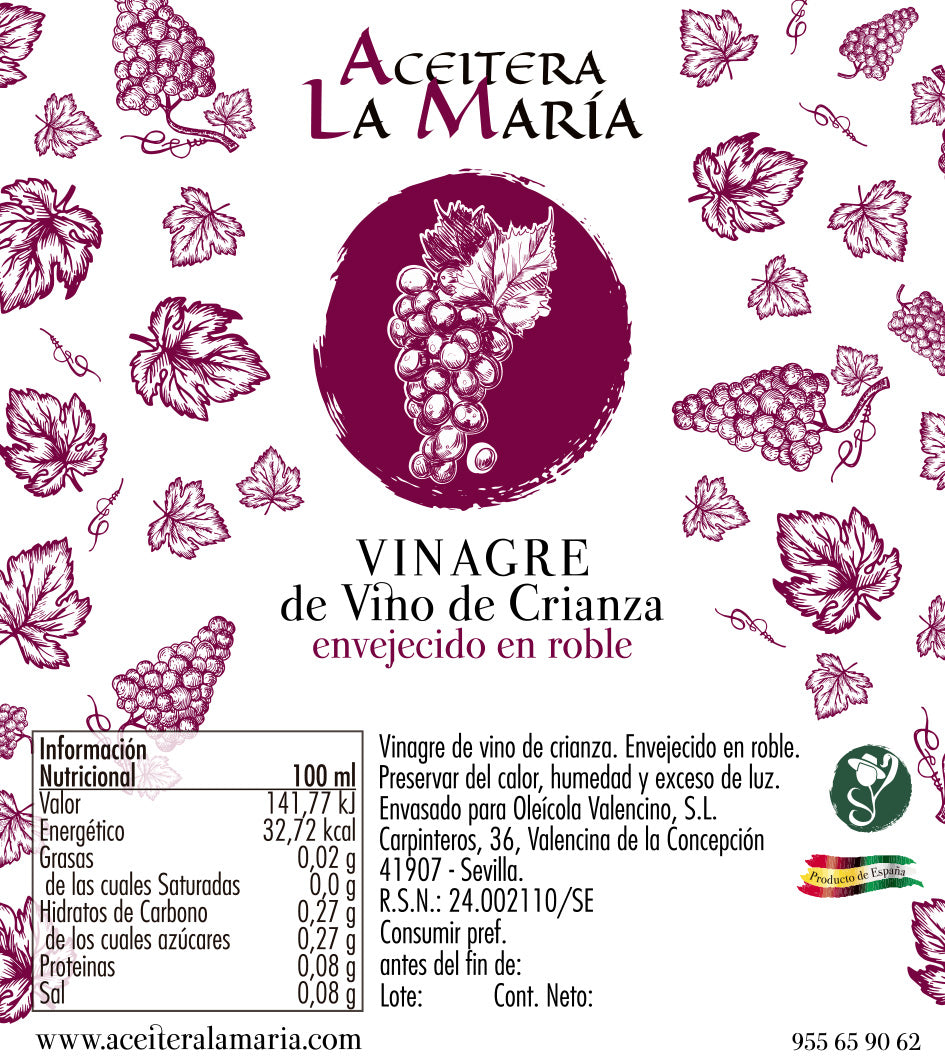 Vinagre De Vino 50 Cl Cristal Con Vertedor_2