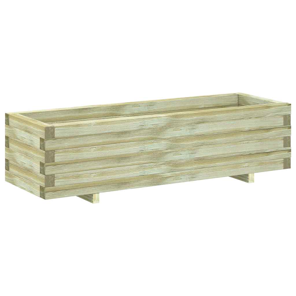 Arriate Rectangular Madera 120x40x30 Cm_1