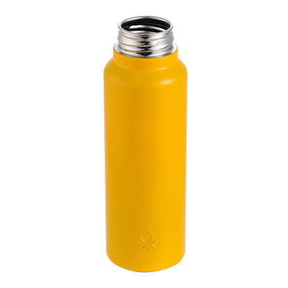 Botella De Agua 750ml Acero Inoxidable Amarillo Mate Casa Benetton_4