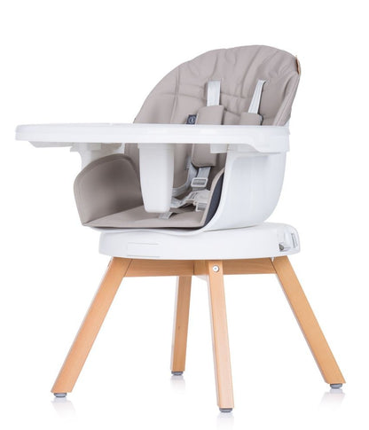 Trona Evolutiva 3 En 1 Con Patas De Madera Y Asiento De Polipiel Giratorio Rotto Humus_3