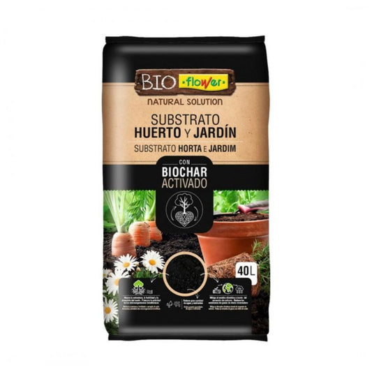 Substrato com biochar ativado Bio Flower 20 L