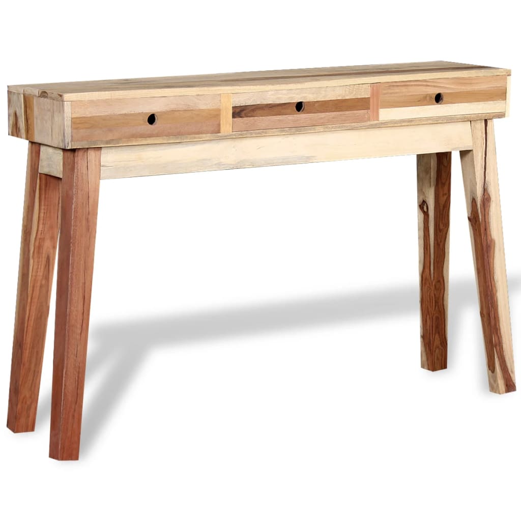 Mesa Consola De Madera Maciza Reciclada_1