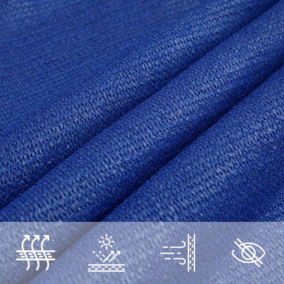 Vidaxl Toldo De Vela Rectangular Hdpe Azul 160 G/m² 6x7 M_4