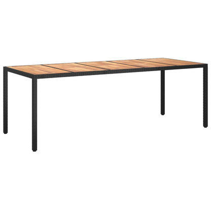 Vidaxl Set De Comedor De Jardín 9 Pzas Y Cojines Ratán Sintético Negro_5
