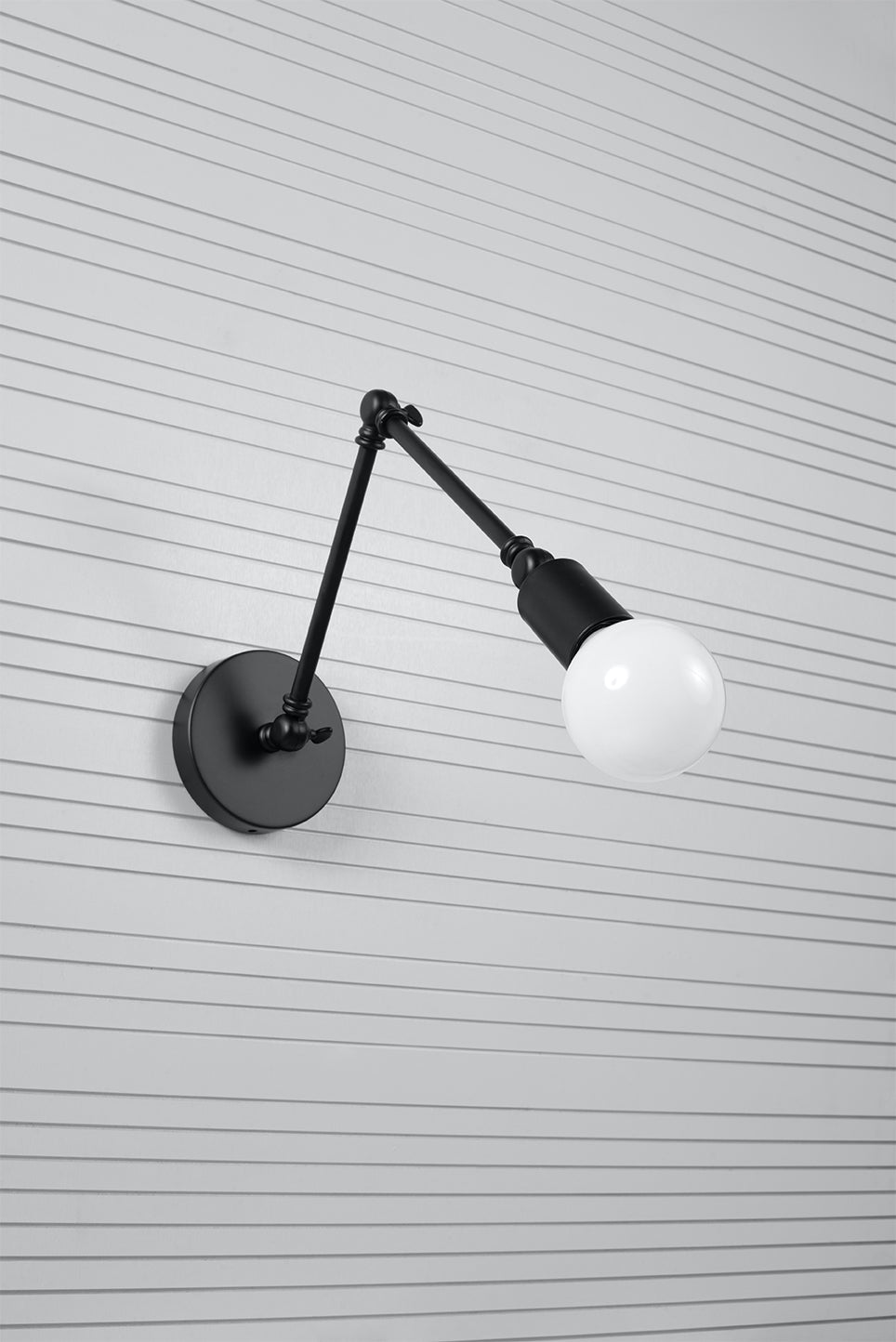 Aplique De Pared Stark Negro, E27_2