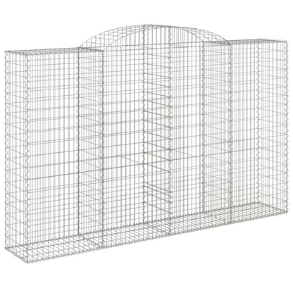 Cestas De Gaviones 6 Uds Forma De Arco Hierro 300x50x180/200 Cm_2
