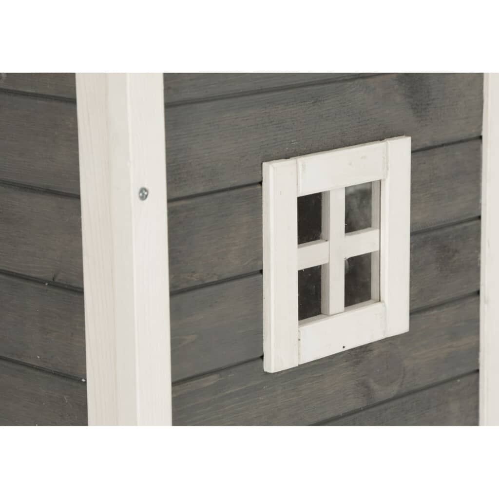 Kerbl Casa Para Gatos De Exterior Family Gris Y Blanco 57x55x80 Cm_3