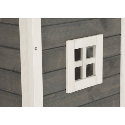 Kerbl Casa Para Gatos De Exterior Family Gris Y Blanco 57x55x80 Cm_3