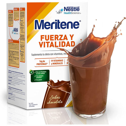 MERITENE SHAKE DE FORÇA E VITALIDADE. 15 saquetas x 30g