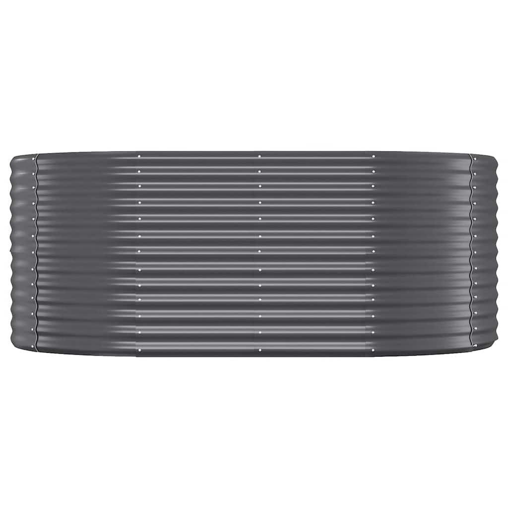 Jardinera Arriate Acero Galvanizado Antracita 175x100x68cm_2