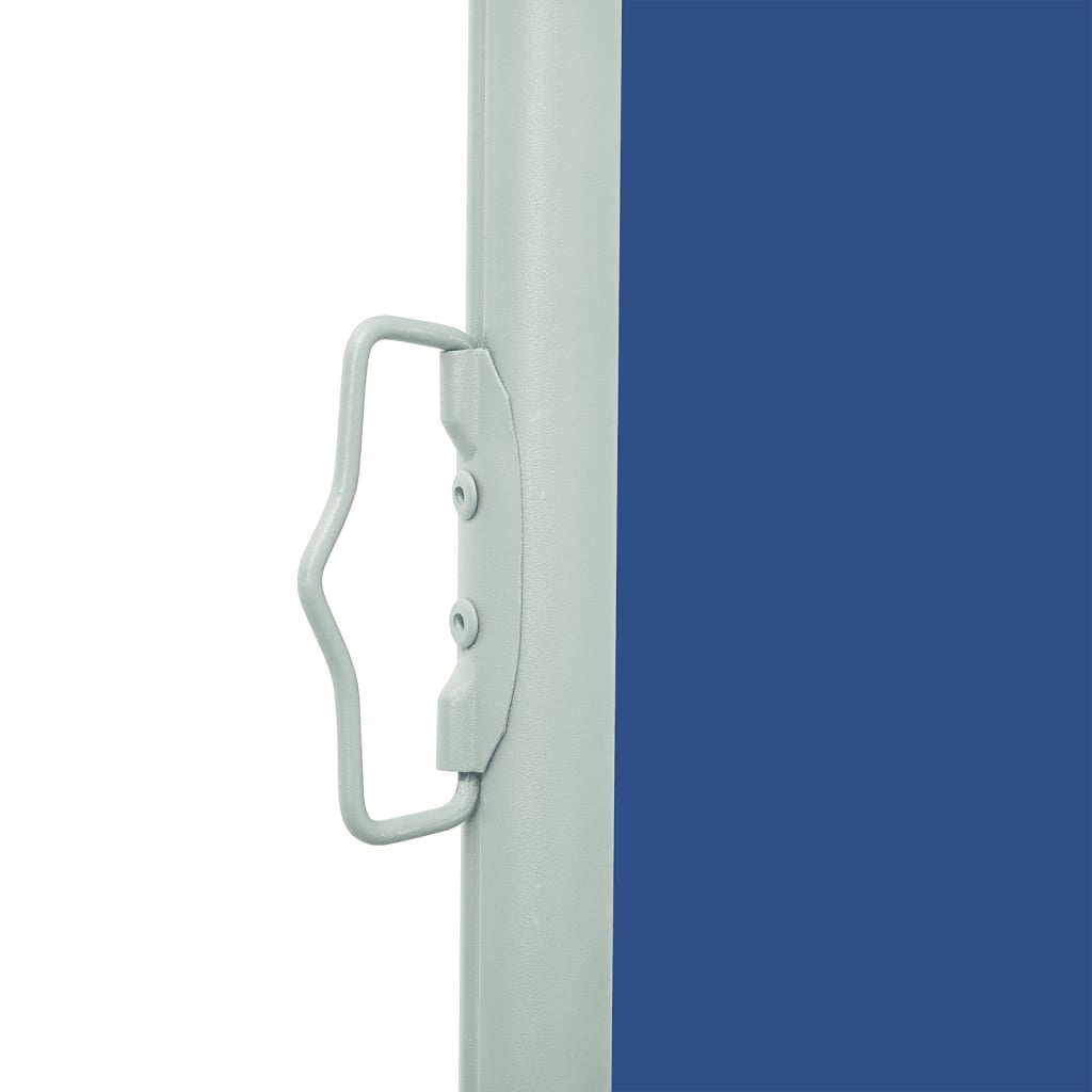 Vidaxl Toldo Lateral Retráctil Para Patio Azul 117x500 Cm_3