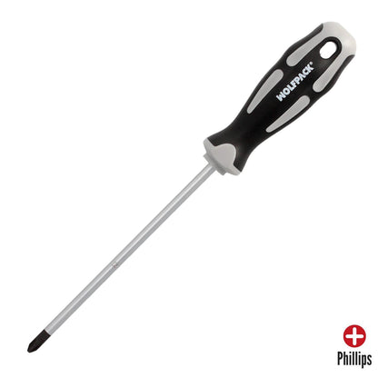 Destornillador Phillips Acero S2 Mango Tpr Bimaterial. Medida Ph 2 X Ø 6,0 X 150 Mm.  Din5262._0