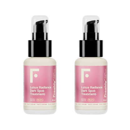 Pack de 2 cremes faciais de tratamento despigmentante Lotus Radiance Darkspot Freshly 50ml