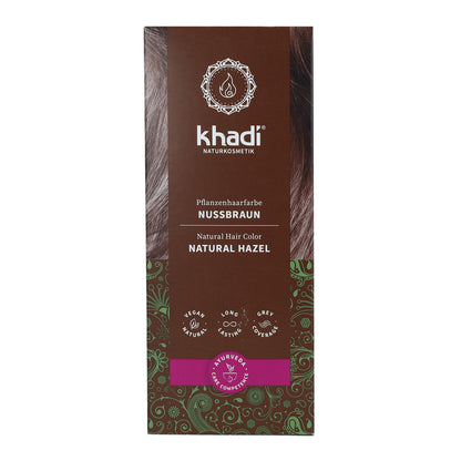Corante natural castanho avelã Khadi 100 g