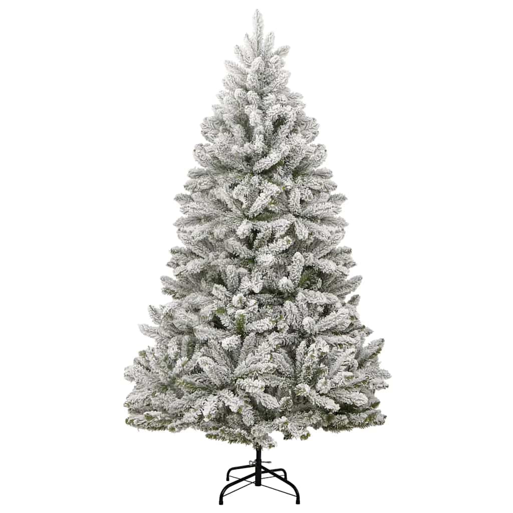Vidaxl Árbol De Navidad Artificial Con Bisagras 300 Led Y Bolas 210 Cm_4