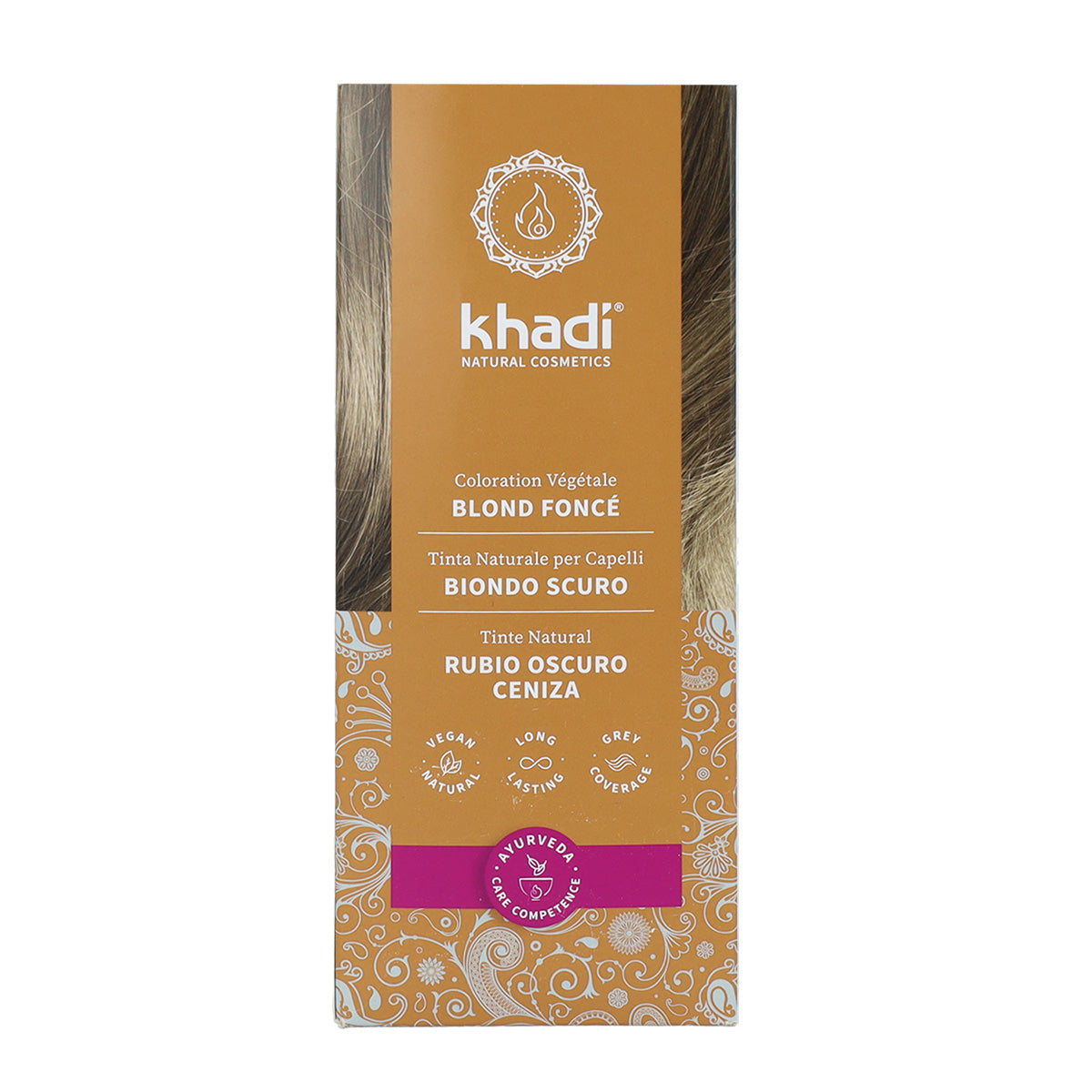 Khadi Natural Tintura Loiro Escuro Acinzentado 100g