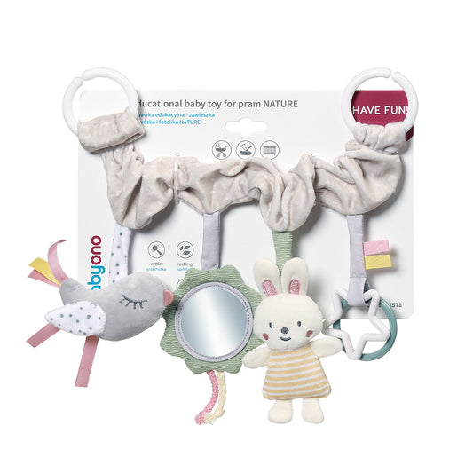 Babyono Juguete Para Cochecito De Bebé Nature | Estimulación Y Calma En Cada Paseo_0