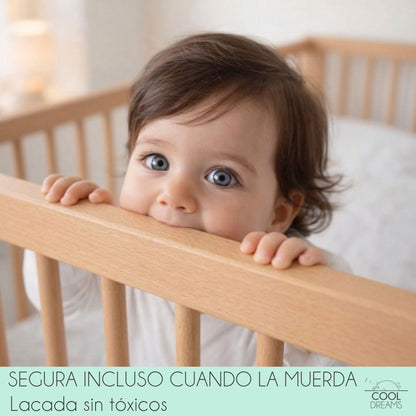Cama Infantil Tipi Apache 140x70cm Para Niños A Partir De Los 2 Años. Cama Montessori De Madera De Haya Y Color Natural_4