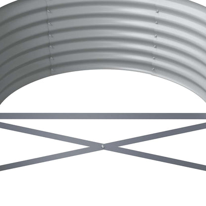 Jardinera Arriate Acero Galvanizado Antracita 296x80x36 Cm_4