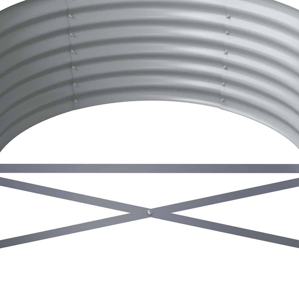 Jardinera Arriate Acero Galvanizado Antracita 296x80x36 Cm_4