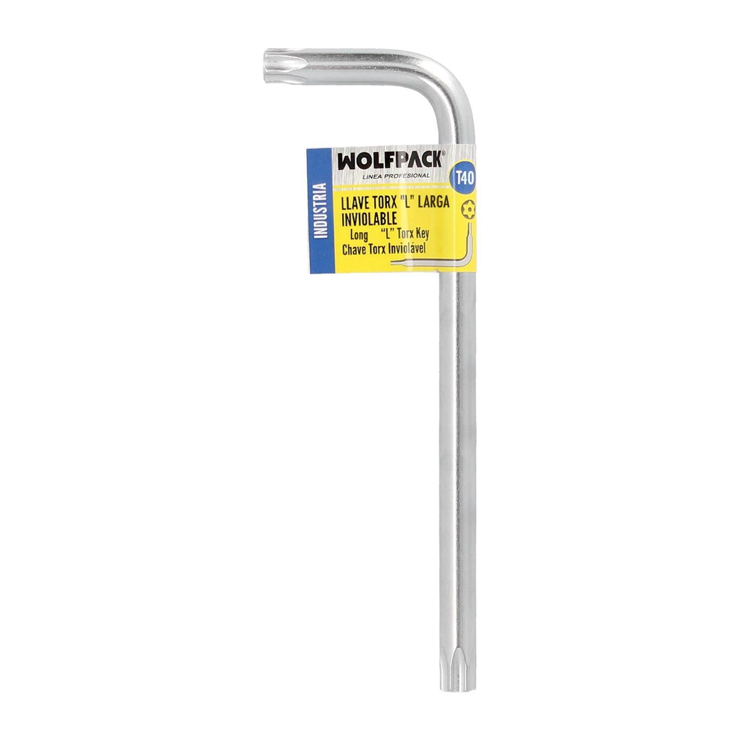 Llave Torx Inviolable Larga Acero Cromo Vanadio Profesional T40 Mm. Llave Estrella, Llave Allen Estrella_2