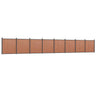 Painel De Cerca Wpc Marrom 1391x186 Cm / Vetonek