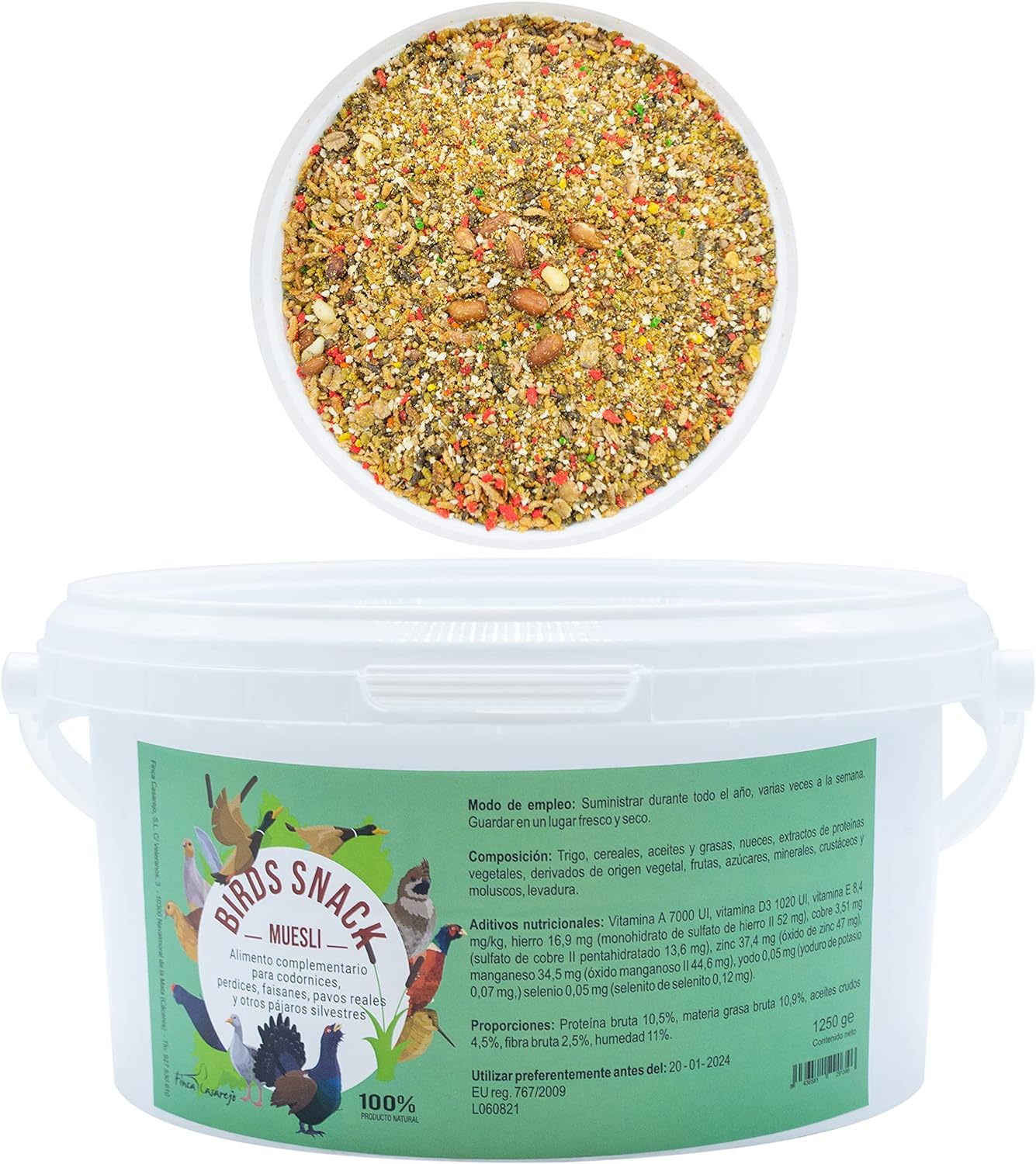 Birds Snack Muesli | Alimento Para Perdices, Faisanes, Pájaros Silvestres... | Mix Semillas Y Cereales_0