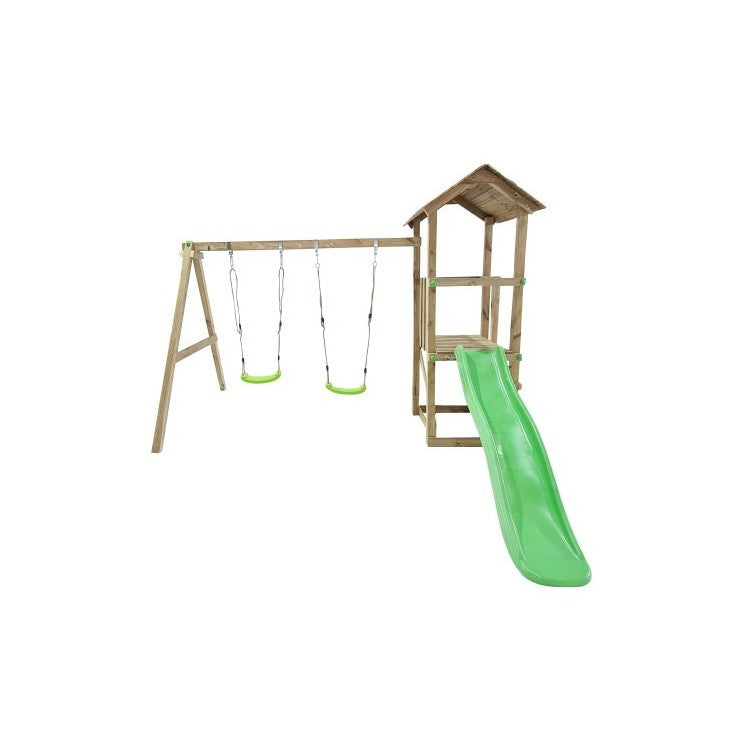 Parque Infantil Masgames Carlit M Techo De Madera Con Columpio Doble._1
